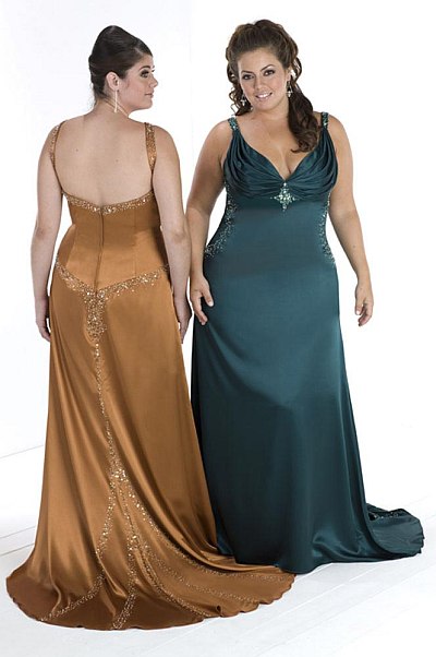 10 Plus size bridesmaid dresses