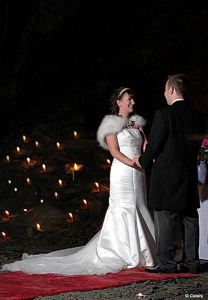 500 feet underground wedding 49