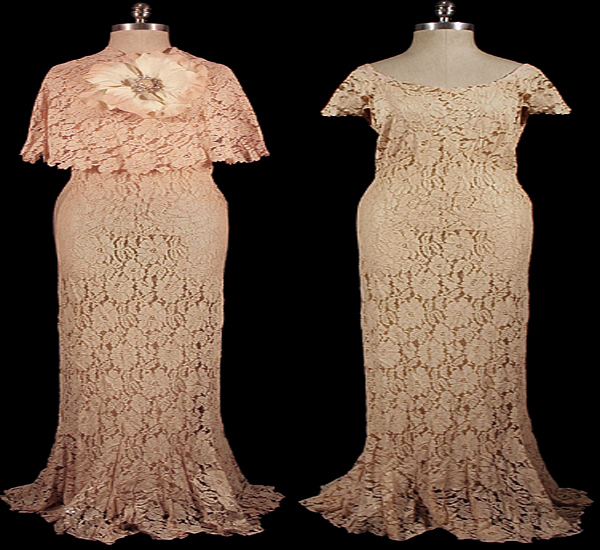 all lace gown