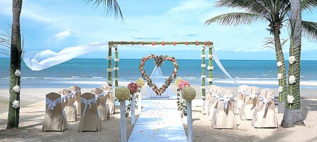 Bali beach wedding