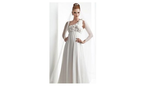 Bari Jay informal wedding dress