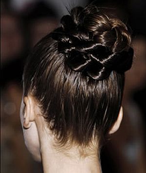 braid chignon to match indian wedding 49