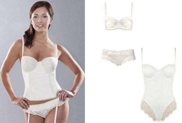 Bridal inspired lingerie by George