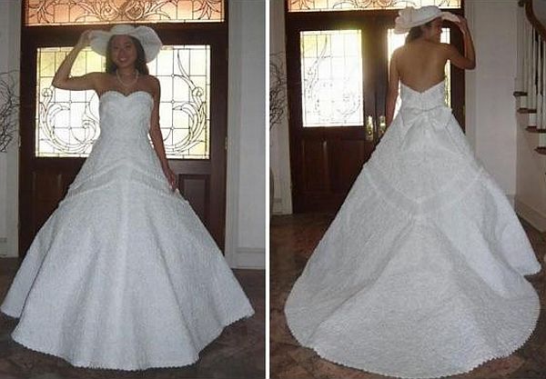 Cheap chic wedding dress