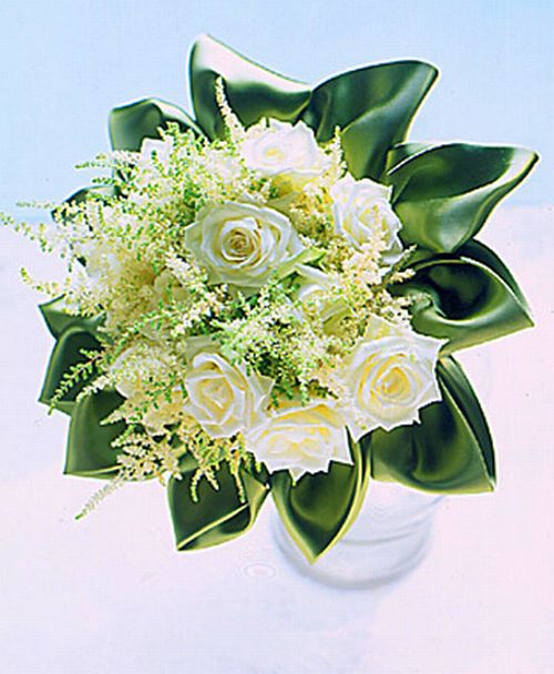 Creamy Gardenia wedding bouquet