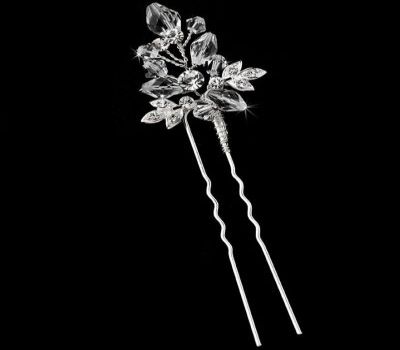 Crystal and Rhinestone Bridal Hair Pin