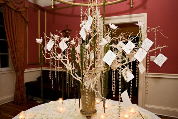 DIY wedding wishing tree