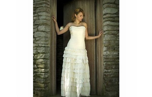 Eco-friendly wedding dress by Rai-Lynn Broach
