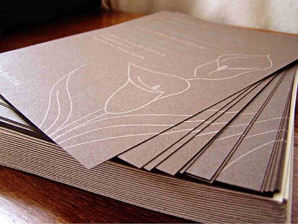 Elegant and Relaxed wedding invitation