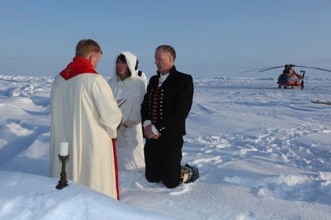 First ever North Pole wedding