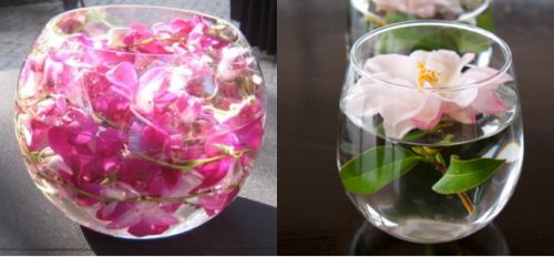 Floral floating vase filler