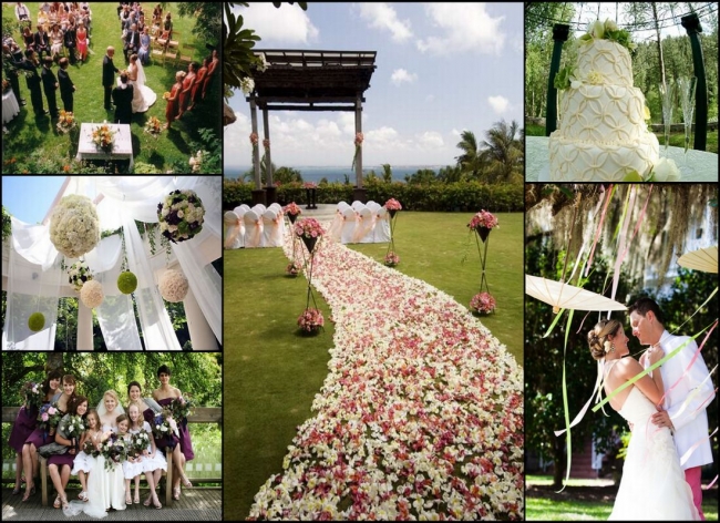 Garden wedding