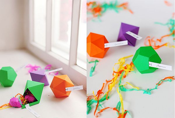 Geometric favor boxes