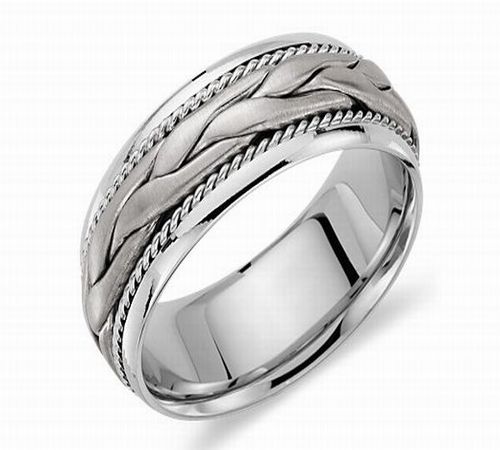Hand Braided Men's Wedding Ring
