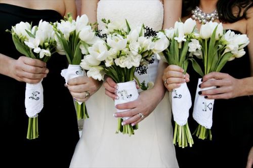 Handkerchief Wrap bouquet