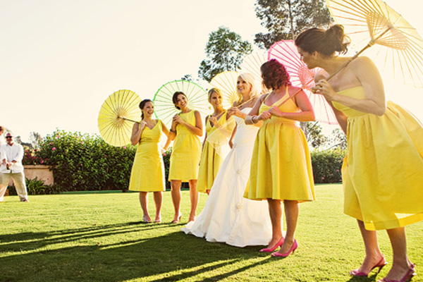 Hot summer weddings