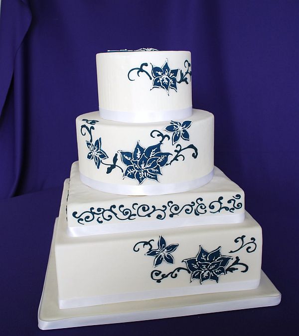 Best blue wedding cakes to complement your wedding theme - Wedding Clan