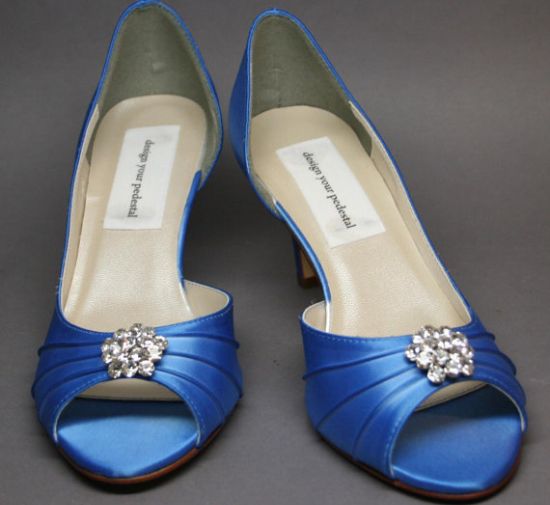 cornflower blue shoes wedding