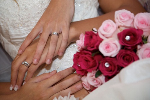 Lesbian Wedding rings