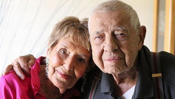 Lillian Hartley (95years) and Allan Marks (98years)