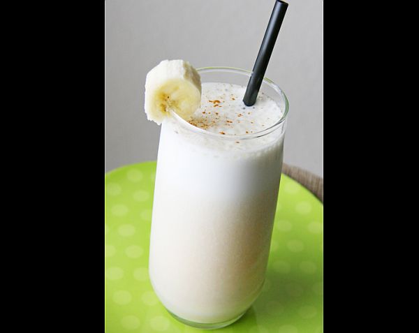 Milk and banana