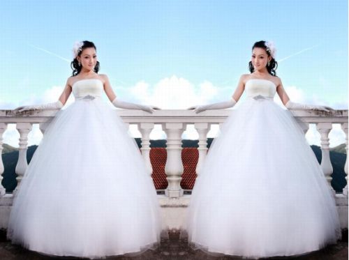 Ming Wedding Brand - Pregnant bride wedding dress