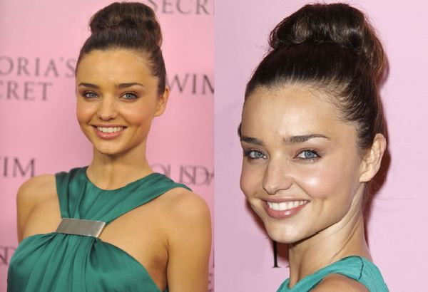 Miranda Kerr’s top knot