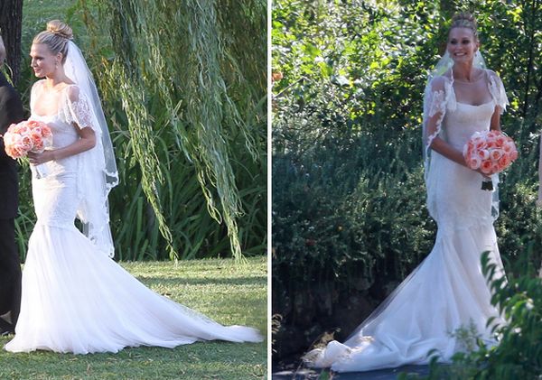 Molly Sims Marchesa Wedding Dress