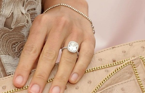 Danielle Deleasa's 3 Carat Cushion Cut Diamond Ring