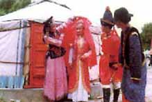 mongolian wedding style