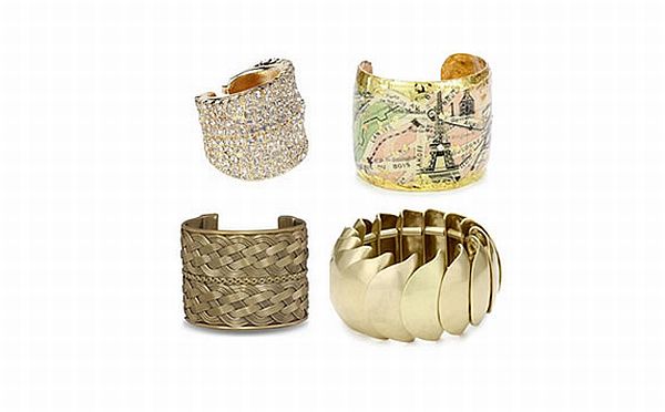 Ornamented and bold bracelets
