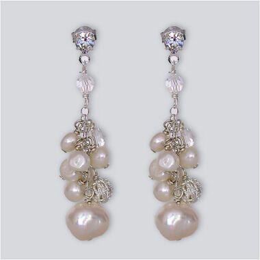 pear earrings bridal earrings 1
