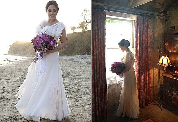 Pictures of Ricki Lake in her wedding dress