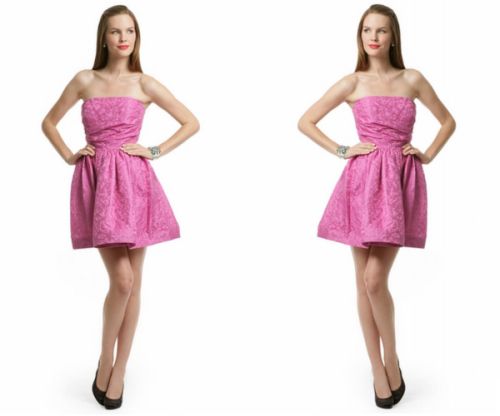 Pink Digital Skirt Dress