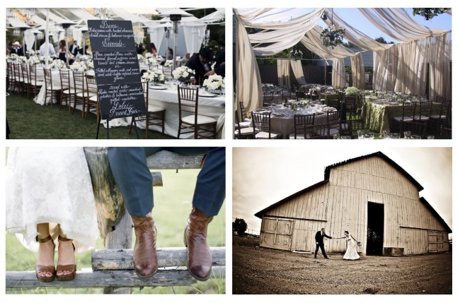 Rustic country wedding