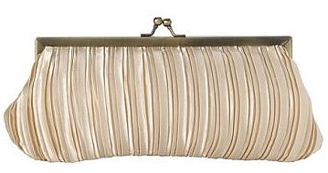 satin pleated bridal clutch 49