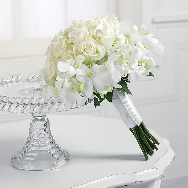 Silk bridal bouquet