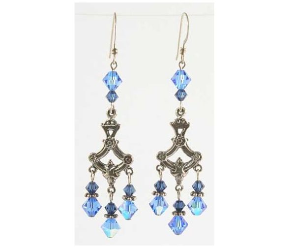 Sterling Silver Chandelier Earrings