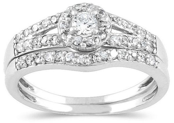 TDW Diamond Bridal Ring Set