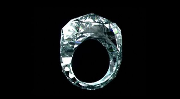 The world's first all-diamond ring