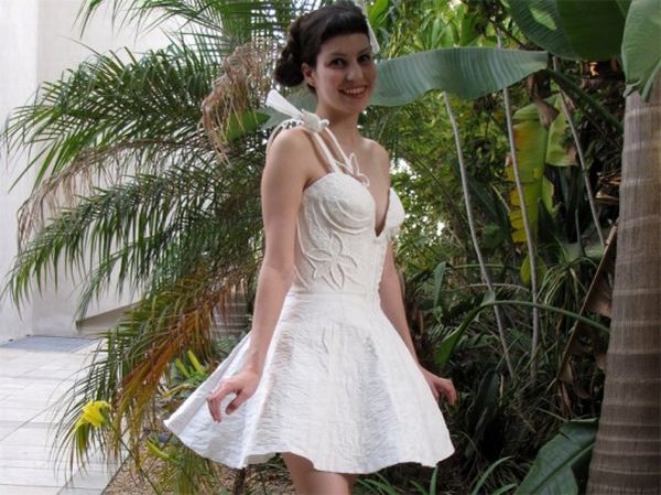 Toilet Paper Wedding Dress