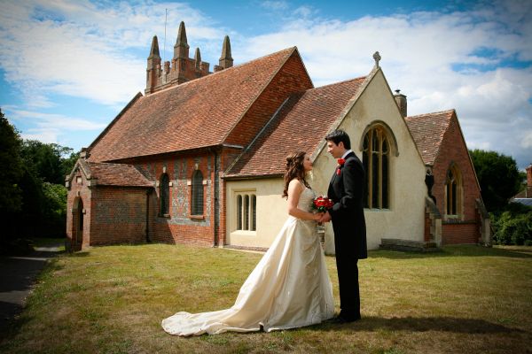 Traditional church wedding