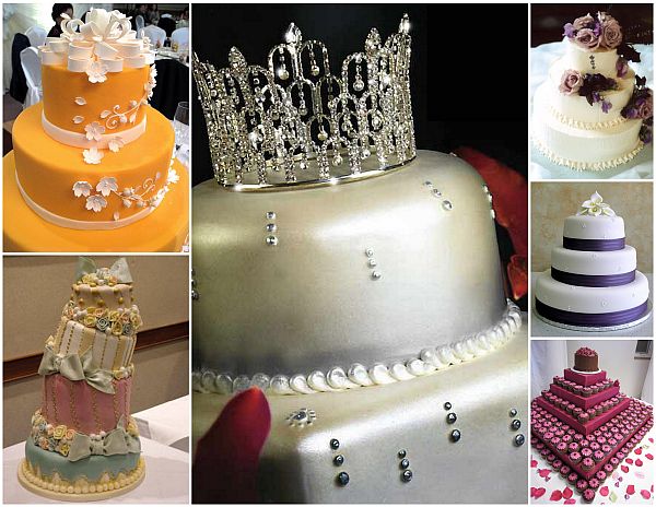 Types of wedding cakes