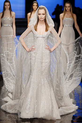 wedding gown by elie saab