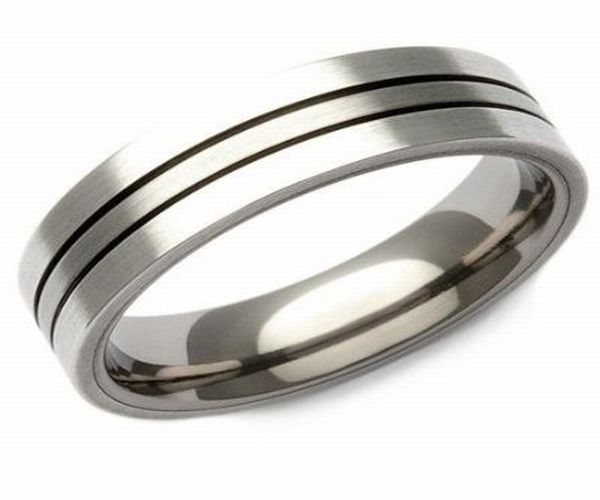 Wedding band for a groom