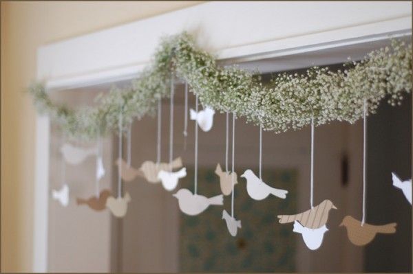 Wedding flower garland