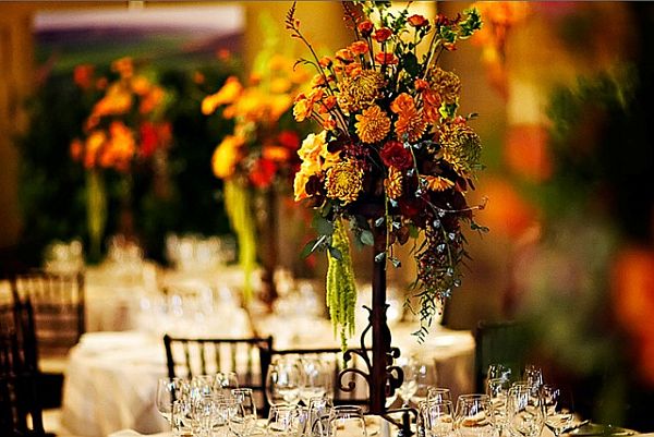 Fall Wedding Centerpieces