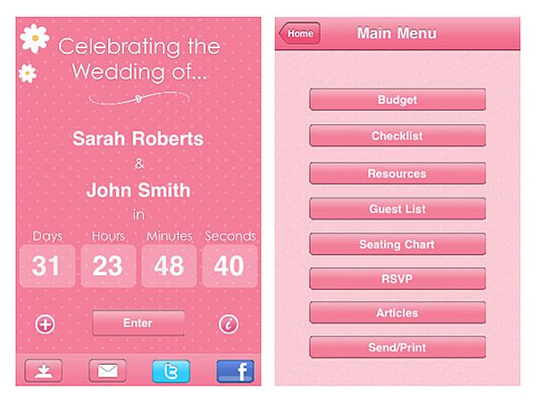 Wedding Countdown app