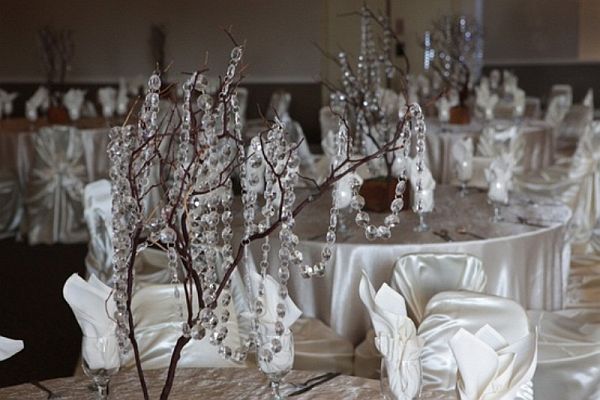 Winter Wedding Centerpieces