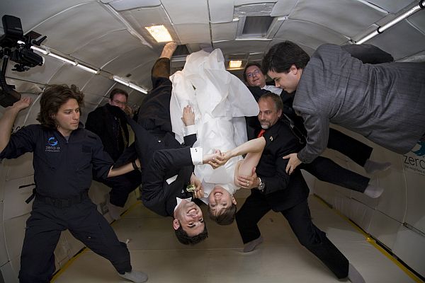 Zero Gravity Wedding